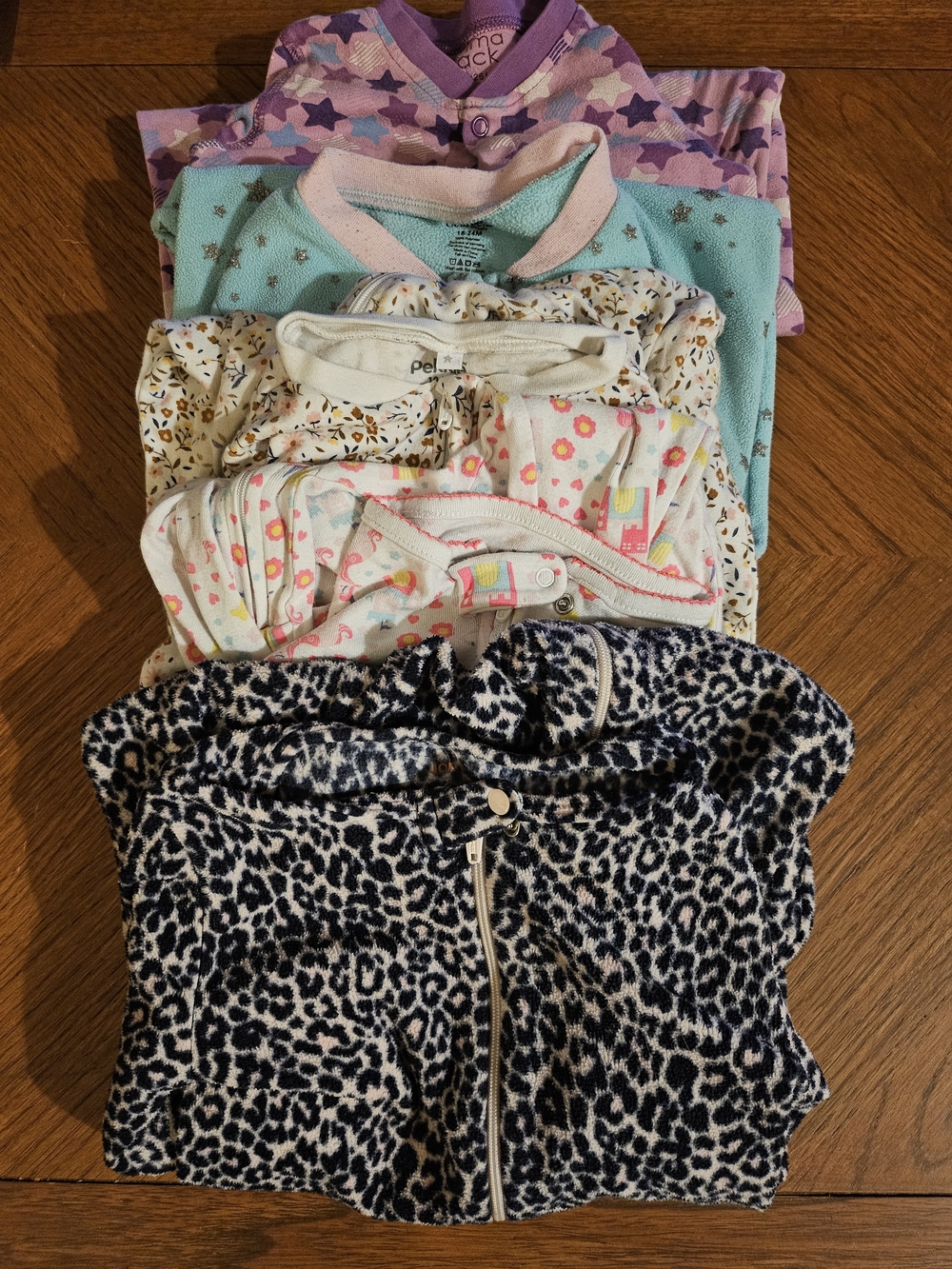 5-Piece Toddler Girls Sleeper Bundle